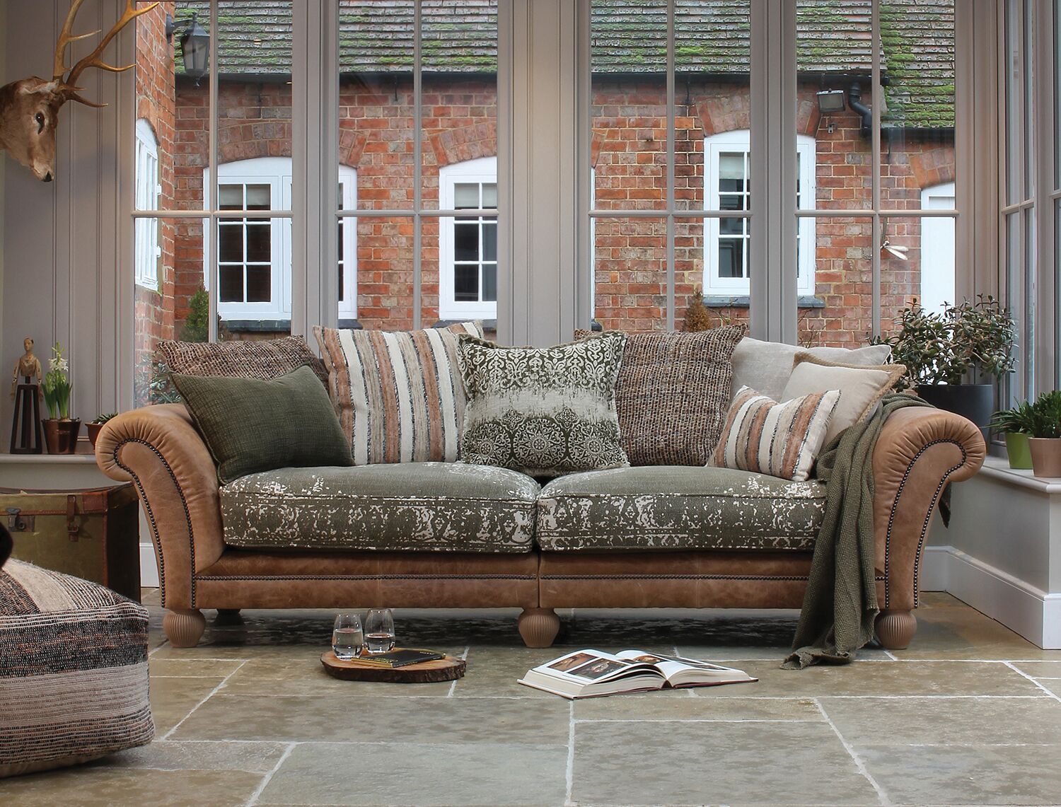 Tetrad Montana Grand Sofa  in Atacama Nutmeg Leather