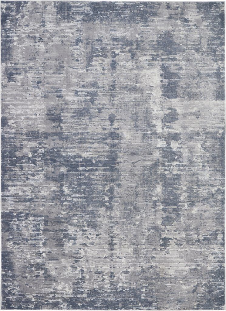 Nourison Rugs   Rustic Textures Rectanglular RUS05 Rug in Grey   39m x 28m | Shackletons