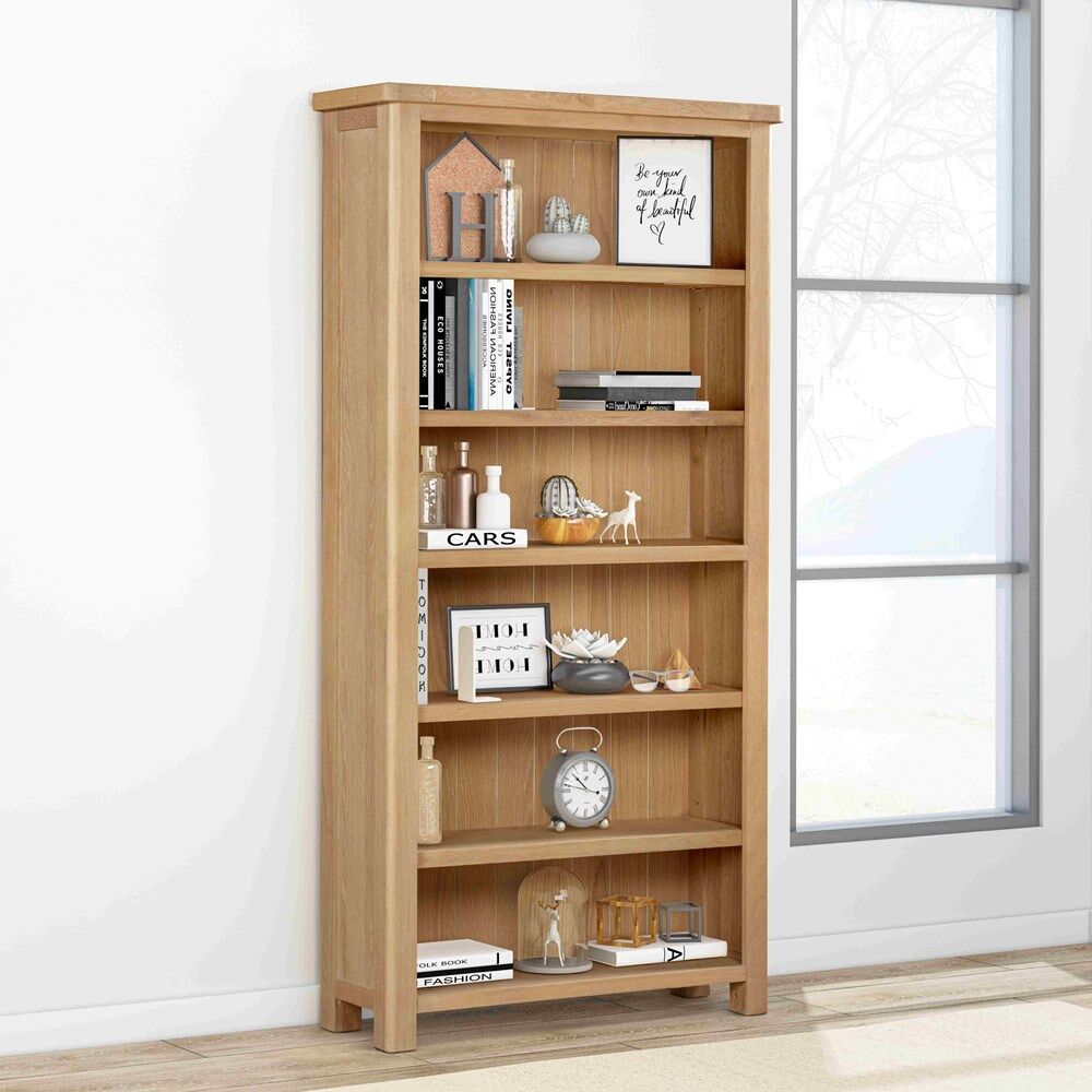 Foxington 180cm Bookcase - Natural Oak