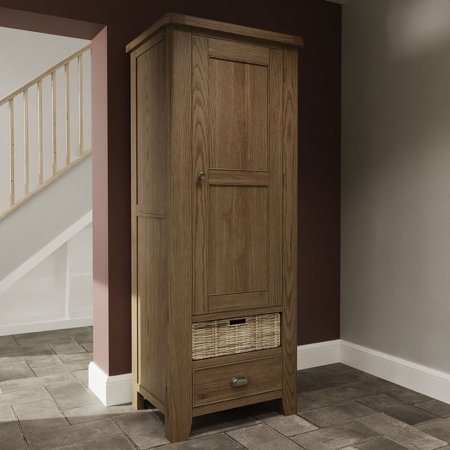 Kettle Interiors Parker Natural Single Larder Unit