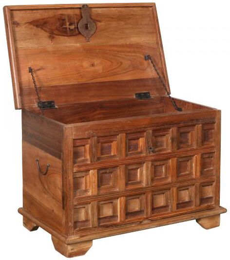 Carlton Furniture   Wooden Small Chest   Natural Finish | Shackletons