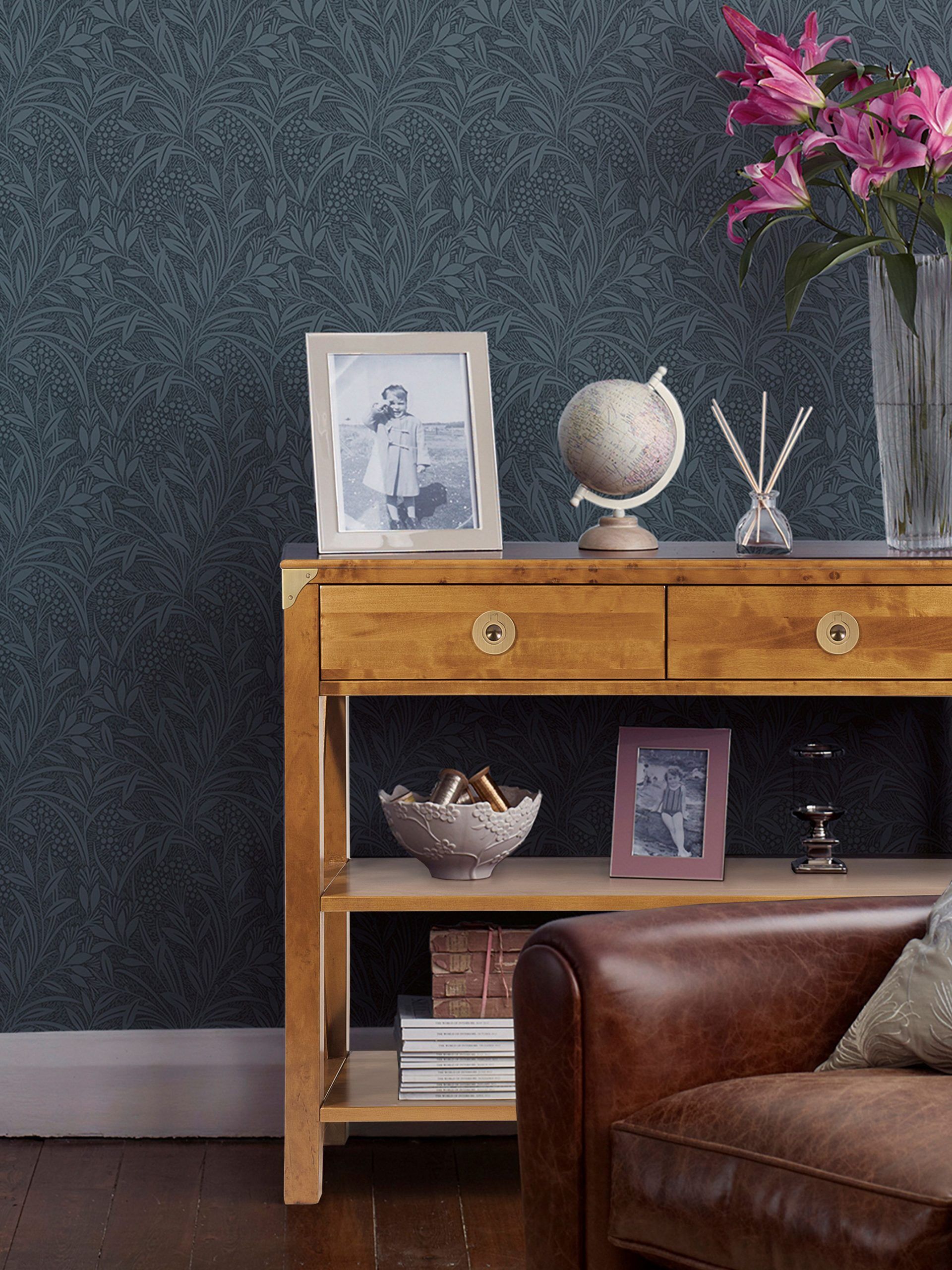 Laura Ashley Balmoral 2 Drawer Console Table in Honey