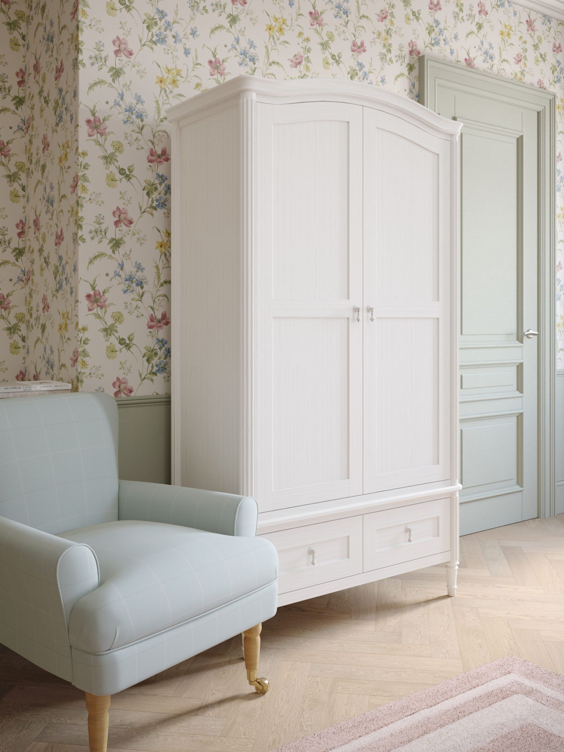 Laura Ashley Bramford 2 Door 2 Drawer Wardrobe