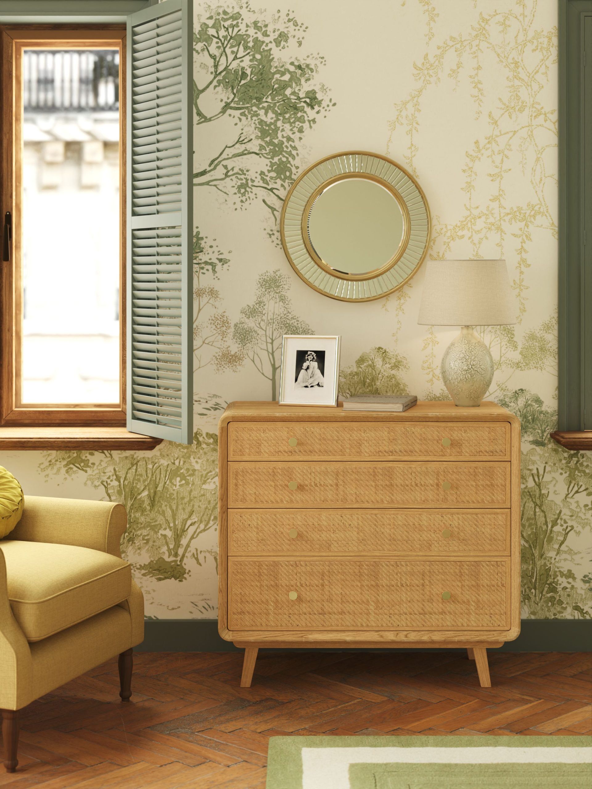 Laura Ashley Millen 4 Drawer Chest