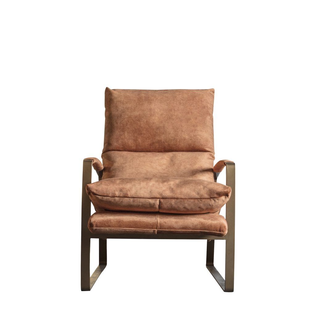 Gallery Direct Fabien Lounger Ochre | Shackletons