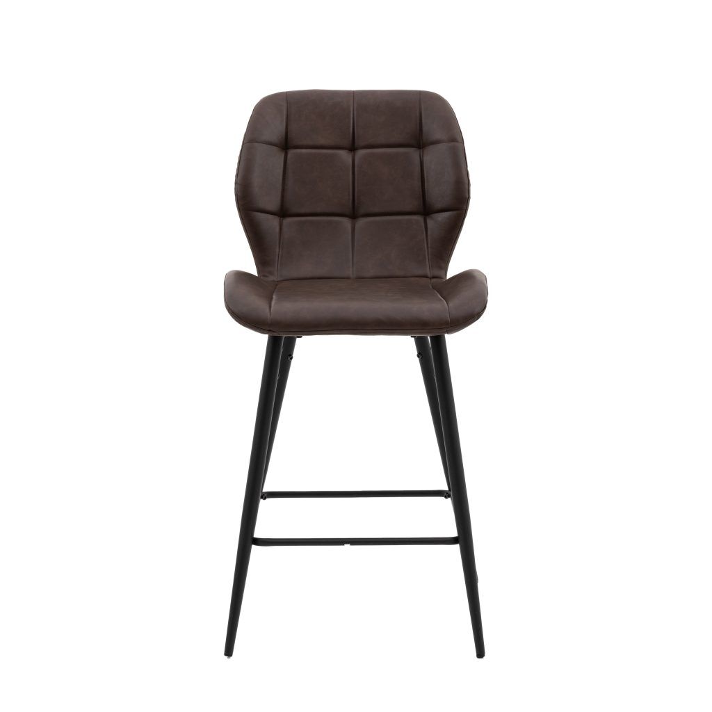 Gallery Direct Manford Stool Brown Set of 2 | Shackletons