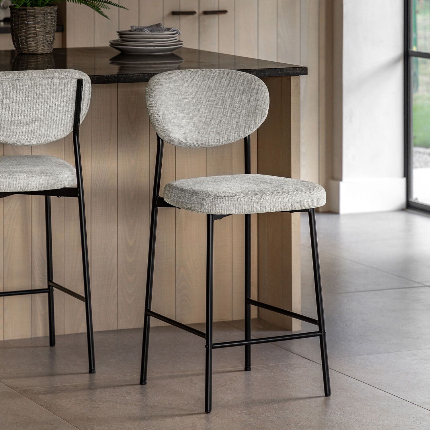 Gallery Direct Oppo Stool Natural (2pk)