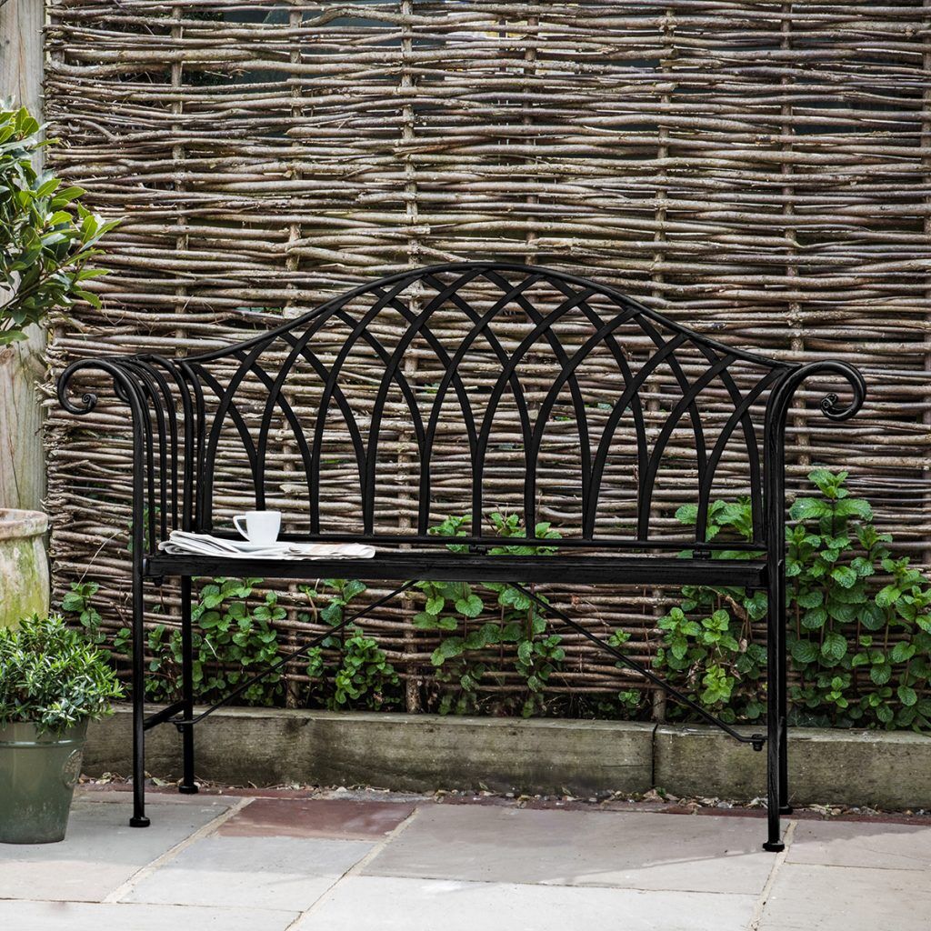 Gallery Outdoor Duchess Outdoor Bench Noir | Shackletons