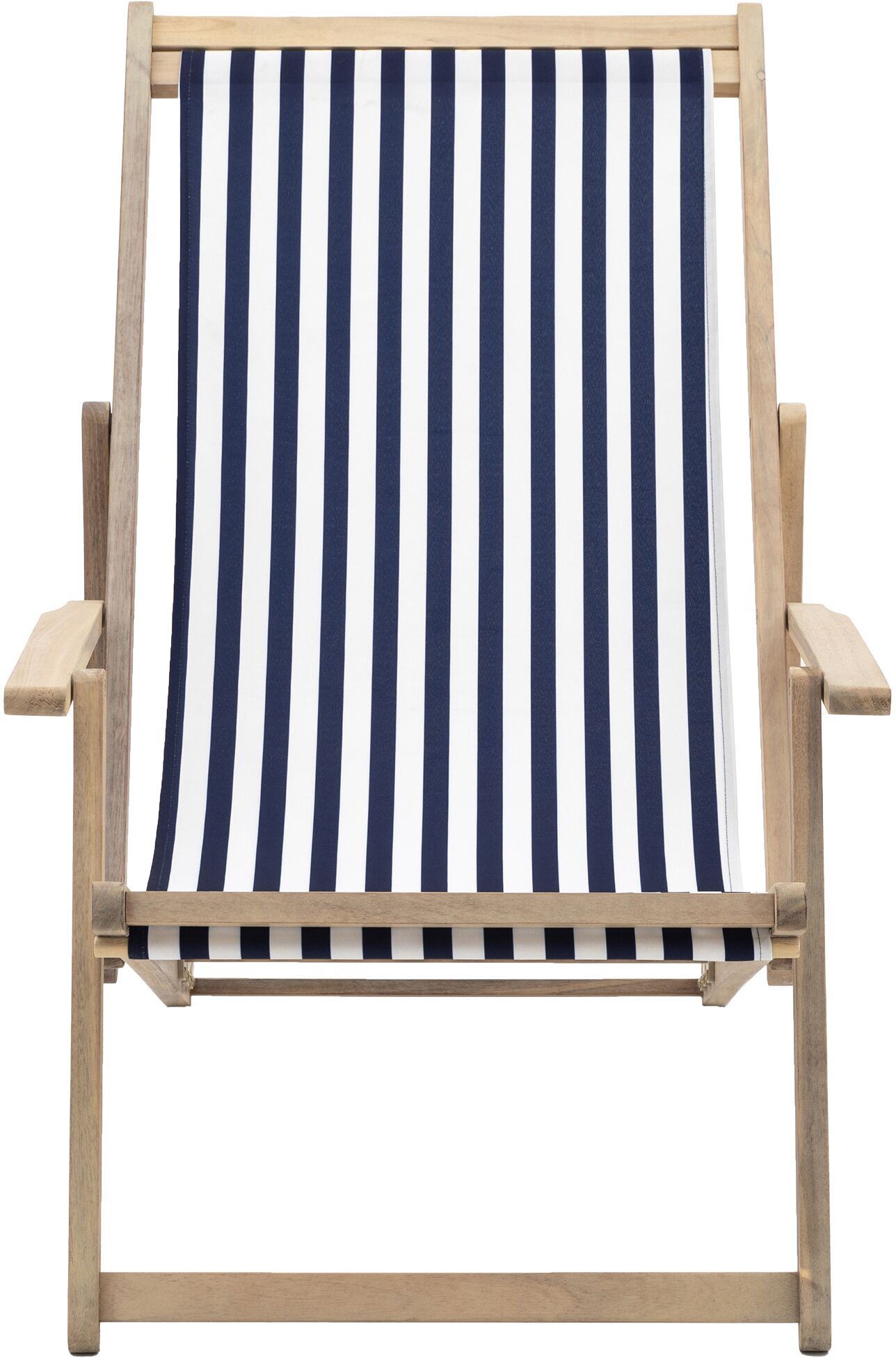 Gallery Direct Navy Stripe Deck Chair