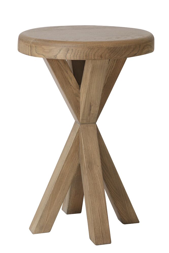 Kettle Interiors Parker Natural Round Side Table | Shackletons