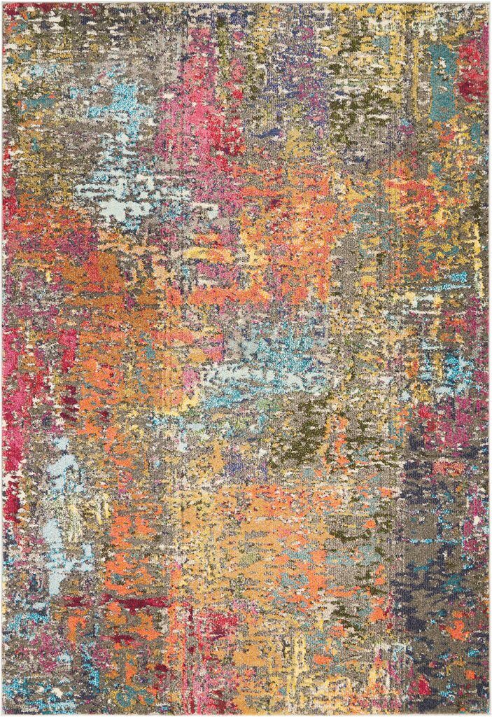 Nourison Rugs Celestial Rectangular Rug 114m x 066m in Sunset | Shackletons