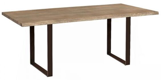 Carlton Furniture Modena 150cm U Leg Grey Oiled Dining Table | Shackletons