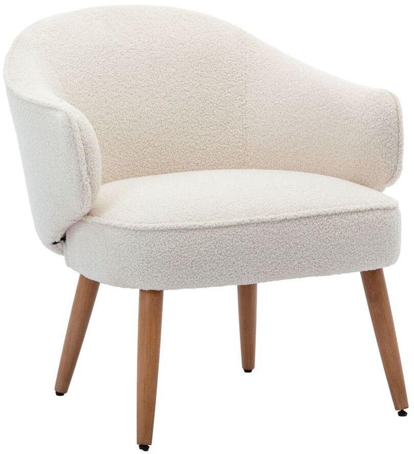 Global Furniture Alliance Iris Acent Chair in Snow Fabric | Shackletons