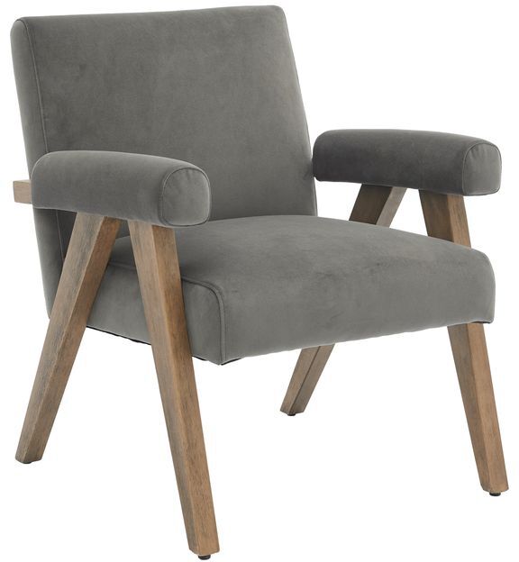 Global Furniture Alliance Leoni Acent Chair in Taupe Fabric | Shackletons