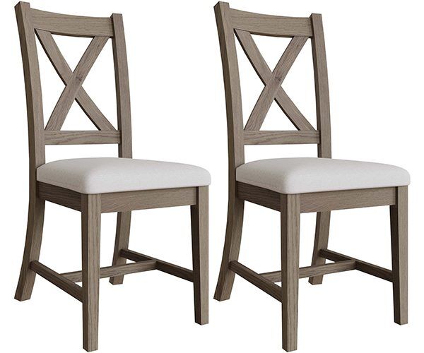 Pair of Kettle Interiors Parker Hodder Dining Crossback Chairs | Shackletons