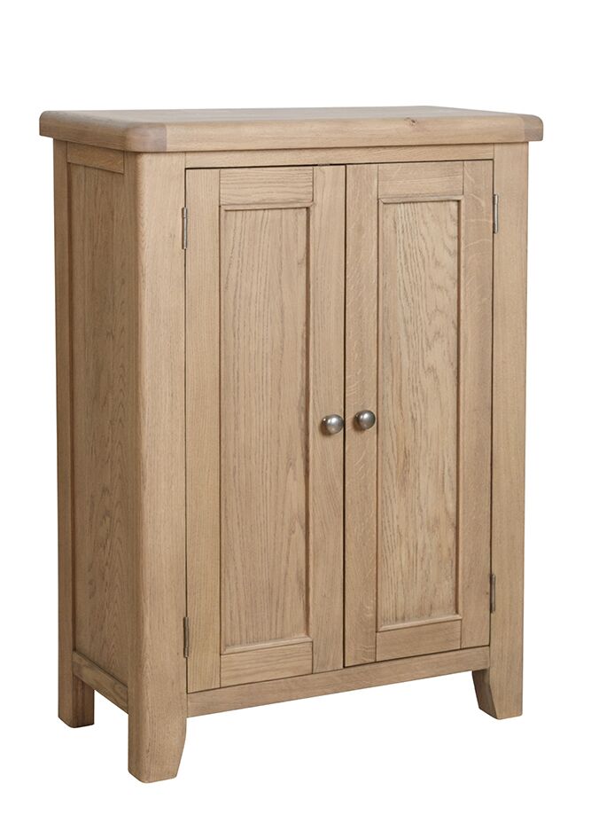 Kettle Interiors Parker Natural Shoe Cupboard | Shackletons