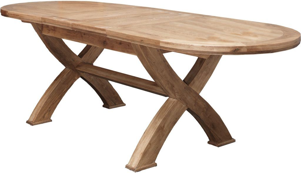 Carlton Furniture Copeland 1800 Cross Leg Oval Extending Dining Table | Shackletons