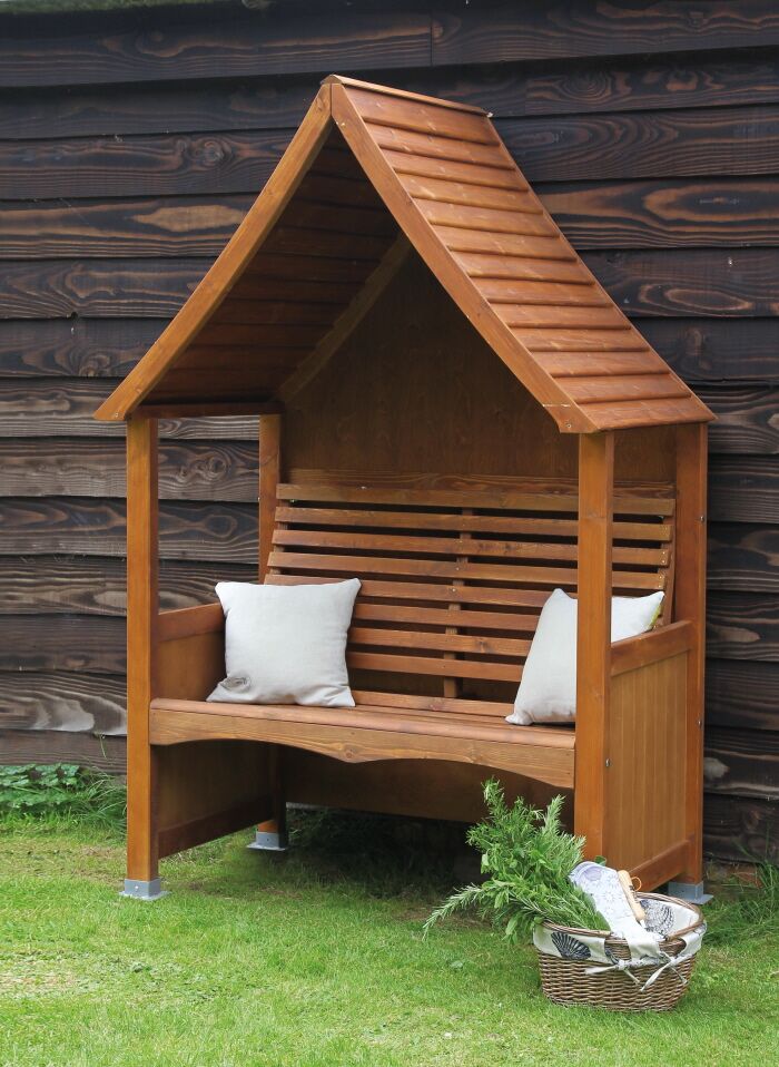 AFK Garden Products Goodwood Arbour Beech Stain | Shackletons