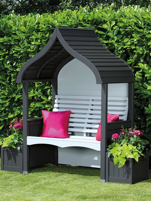 AFK Garden Products Orchard Arbour Charcoal and Stone | Shackletons