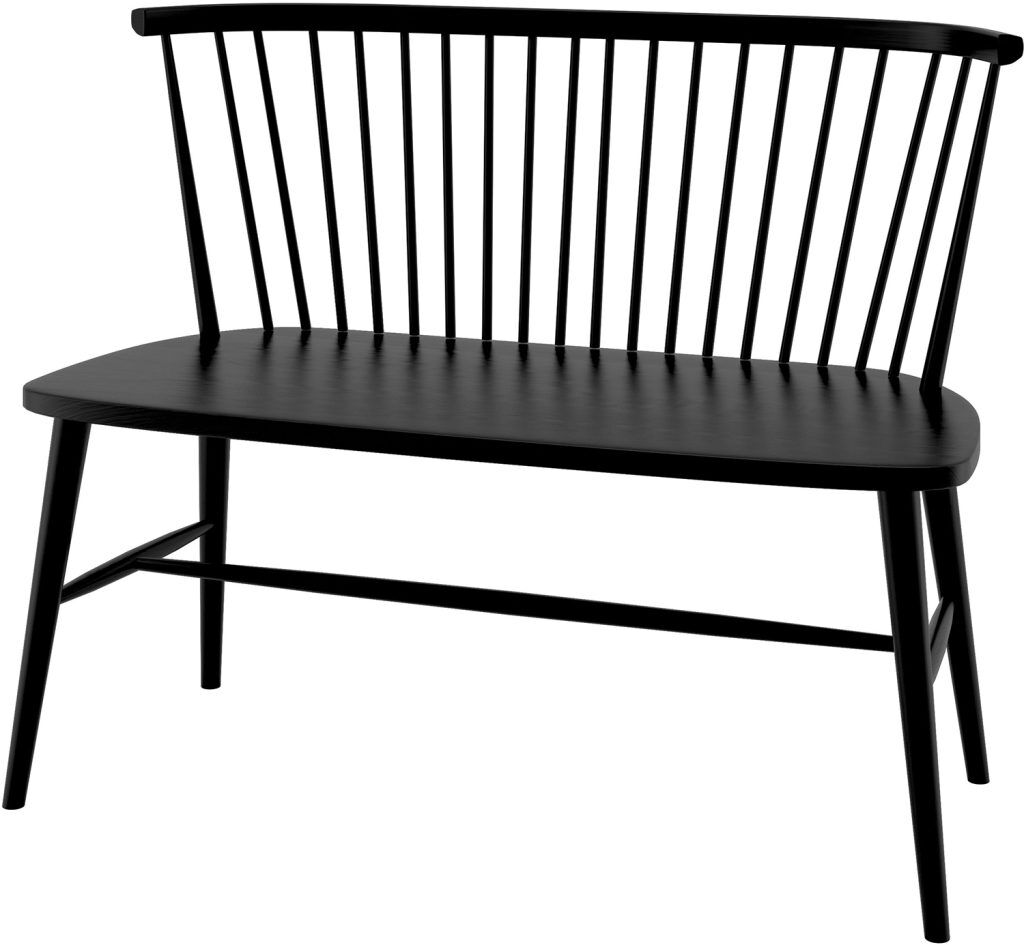 Bell Stocchero Como Black Dining Bench | Shackletons