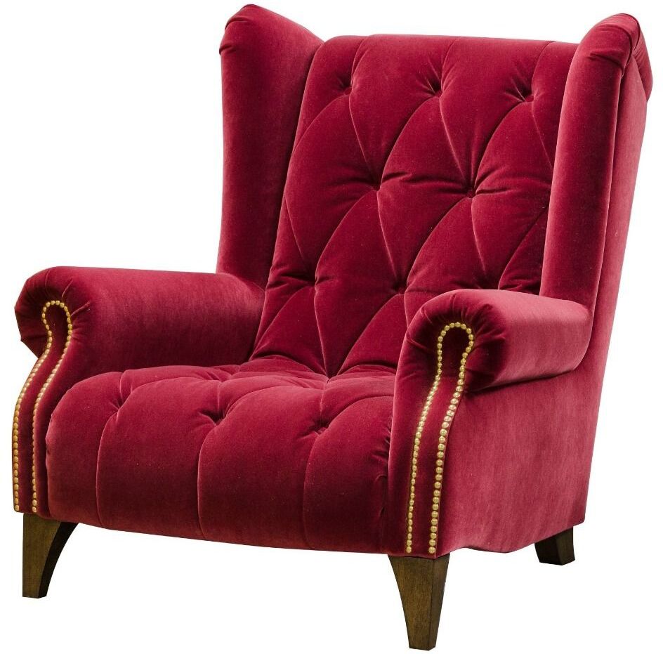 Alexander James Ossie Chair in Biba Berry | Shackletons