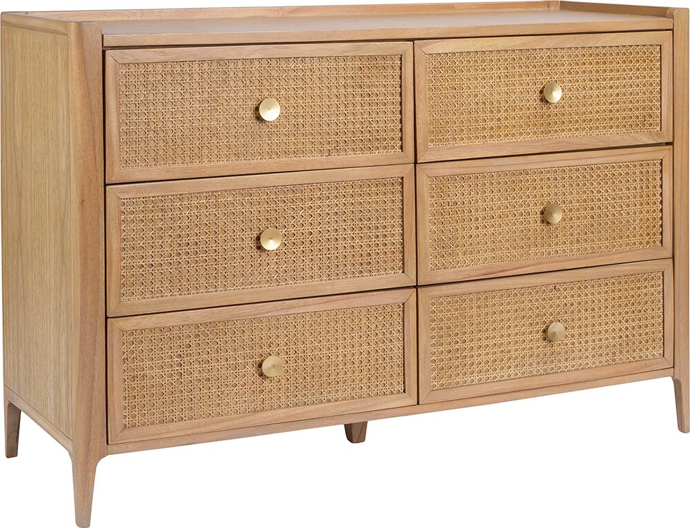 Baker Bali 6 Drawer Wide Chest | Shackletons