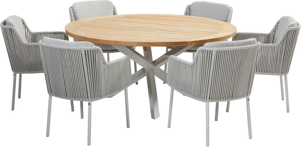 4 Seasons Outdoor Bernini 6 Seat Dining Set | Shackletons