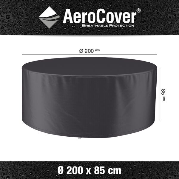 Garden Set Aerocover Round 200cm x 200cm x 85cm | Shackletons