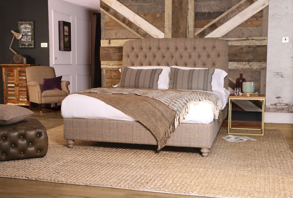 Tetrad Berneray Super King Size Bedframe in Willow Herringbone | Shackletons