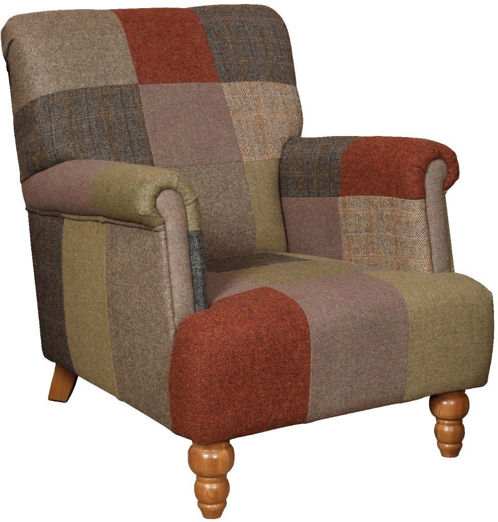 Vintage Sofa Company Burford Harlequin Chair Fast Track Delivery | Shackletons