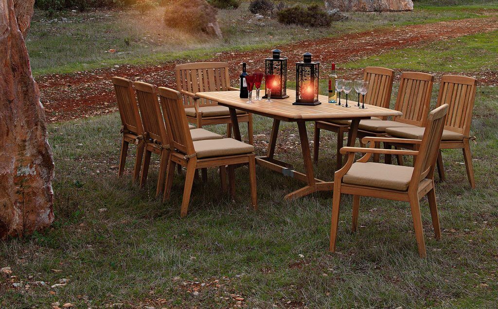 Barlow Tyrie Chesapeake 8 Seat Dining Set | Shackletons