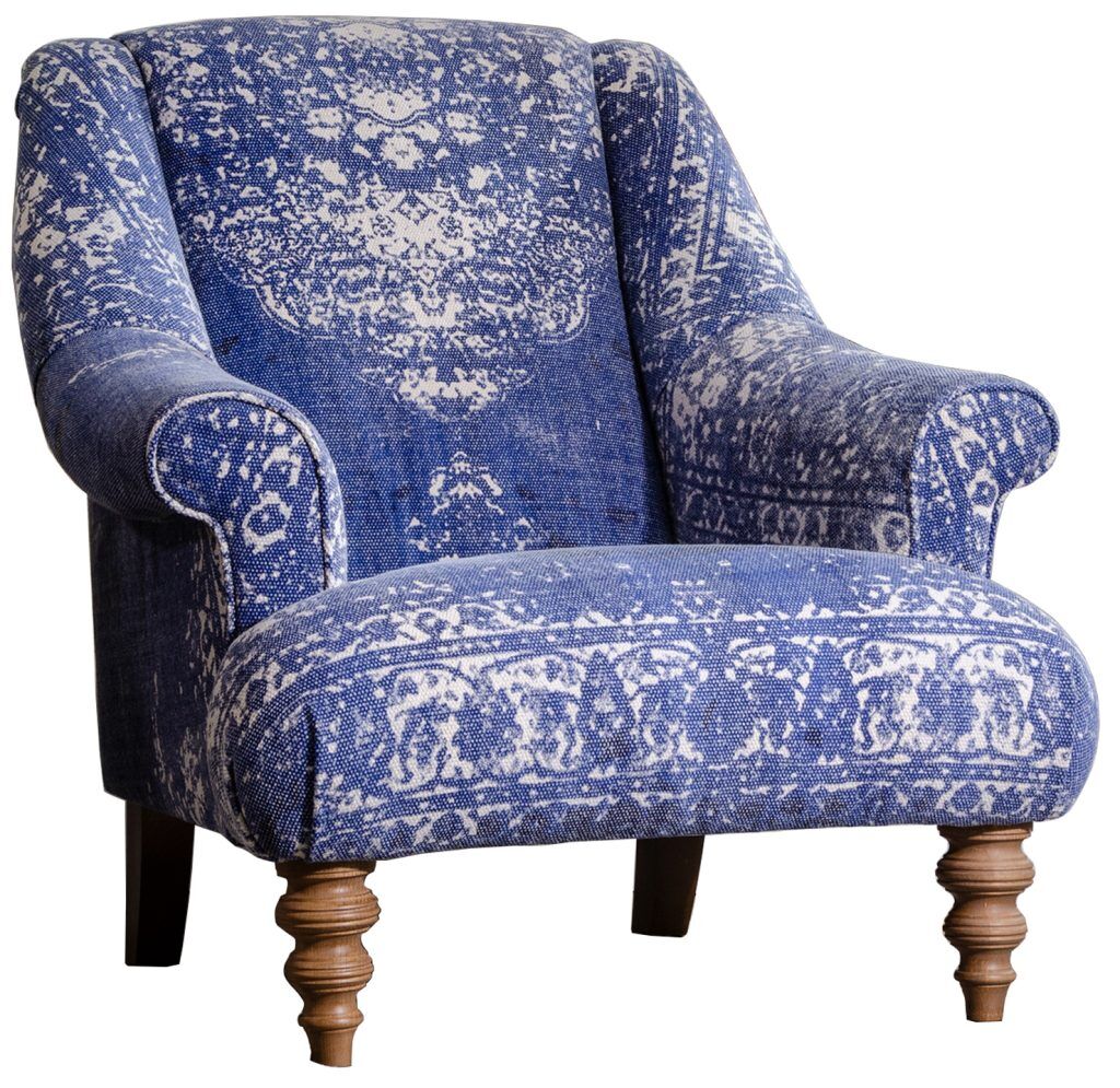 Tetrad Jacaranda Chair in Bagru Indigo | Shackletons