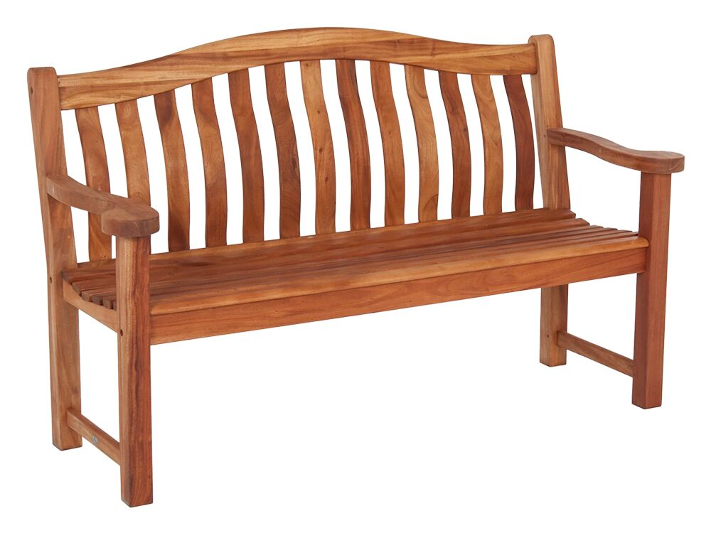 Alexander Rose Cornis Mahogany Turnberry Garden Bench 4Ft | Shackletons