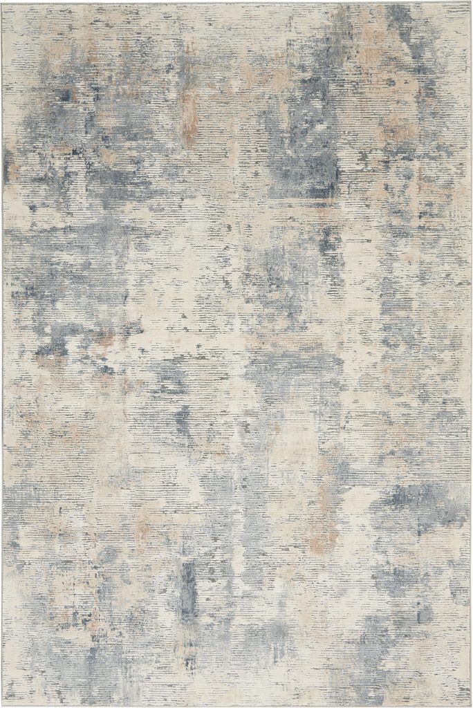 Nourison Rugs Rustic Textures Rectanglular RUS05 Rug in Beige Grey 22m x 16m | Shackletons