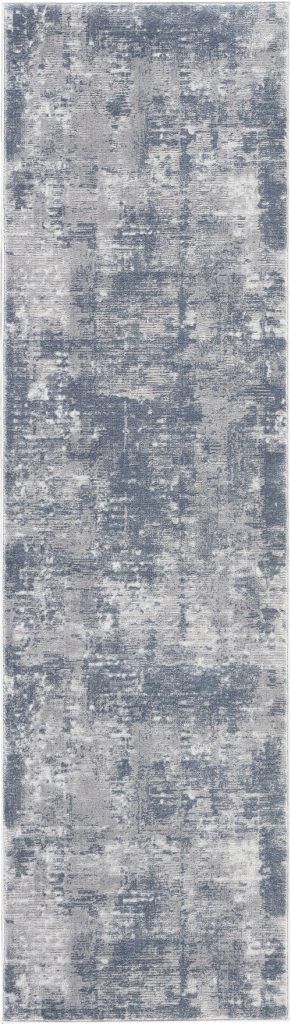 Nourison Rugs Rustic Textures Runner RUS05 Rug in Grey 23m x 066m | Shackletons