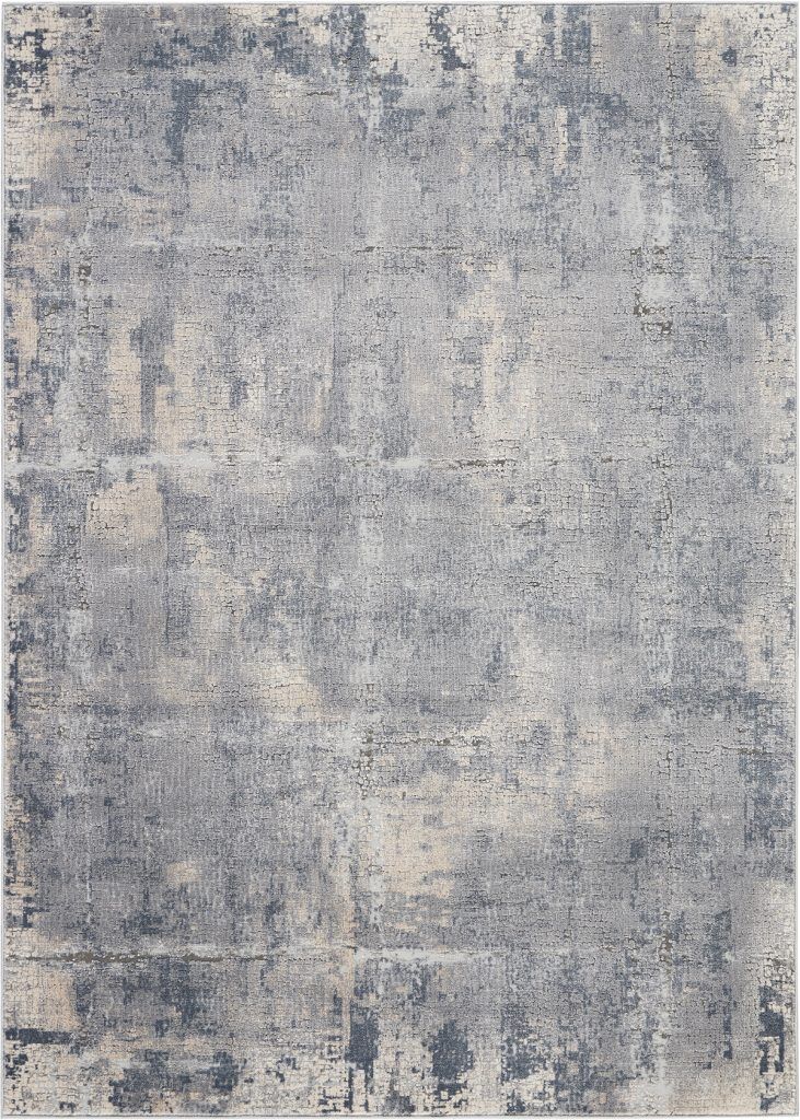 Nourison Rugs Rustic Textures Rectanglular RUS06 Rug in Grey Beige 18m x 12m | Shackletons