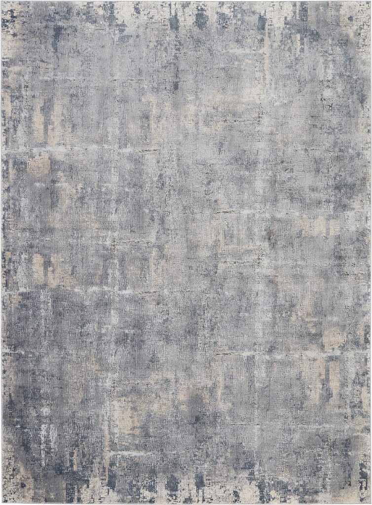 Nourison Rugs Rustic Textures Rectanglular RUS06 Rug in Grey Beige 32m x 24m | Shackletons