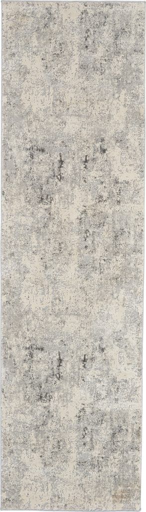 Nourison Rugs Rustic Textures Runner RUS07 Rug in Grey Beige 23m x 066m | Shackletons