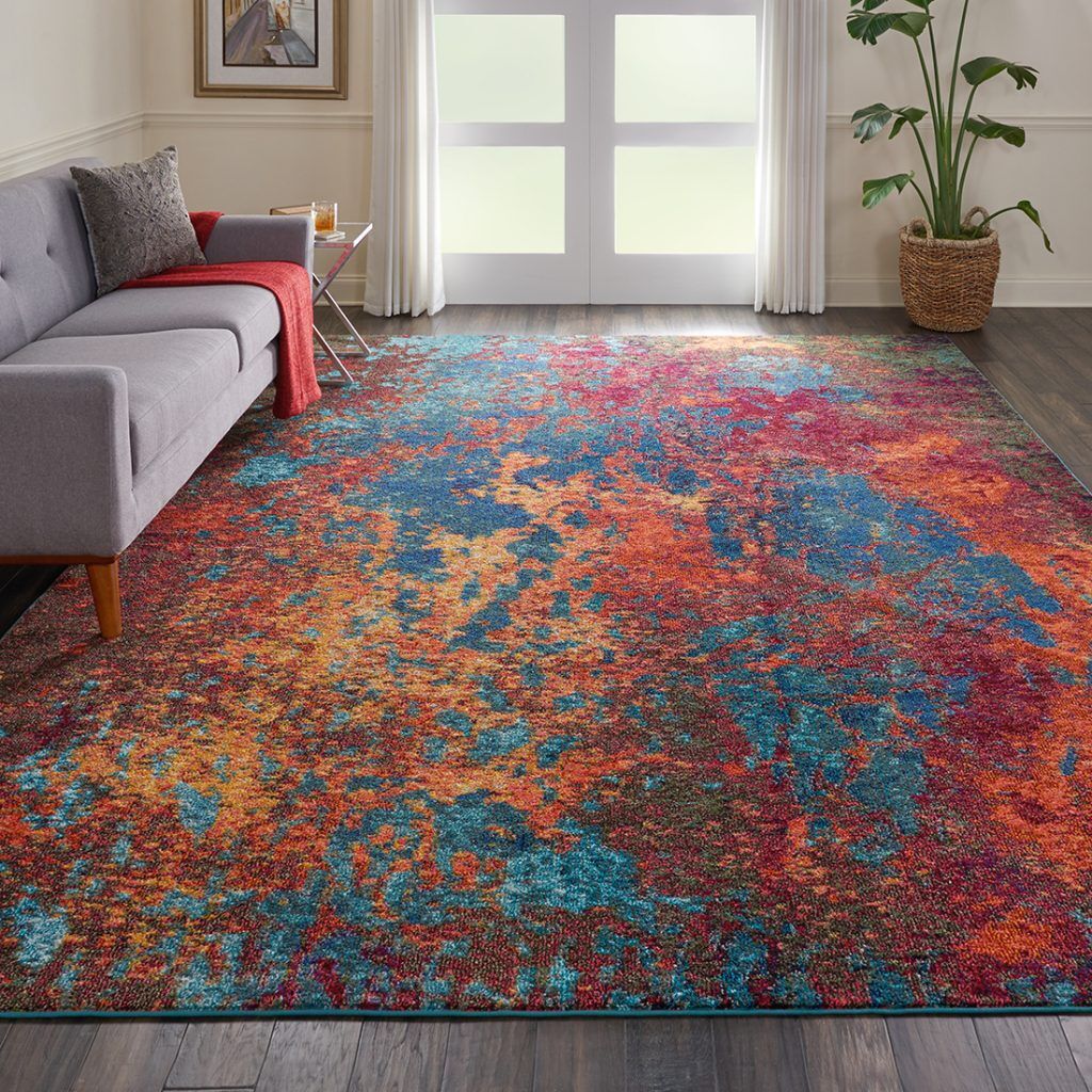 Nourison Rugs Celestial Rectangular Rug 32m x 239m in Atlantic | Shackletons