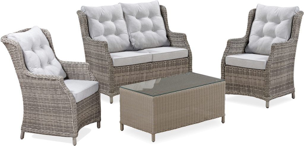 Tom Chambers Capri Lounge Set in Pewter | Shackletons