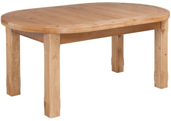 Tuscany Natural Oak Oval 180 250cm Extending Table | Shackletons