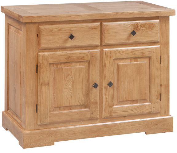 Tuscany Natural Oak 2 Door 2 Drawer Sideboard | Shackletons