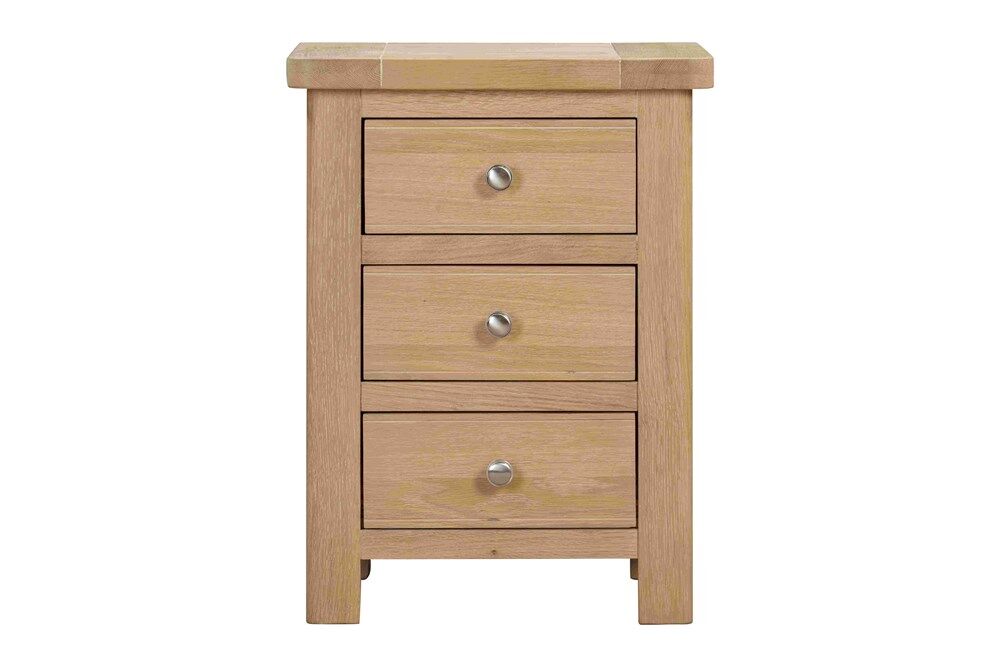 Foxington Bedside Table Natural Oak | Shackletons