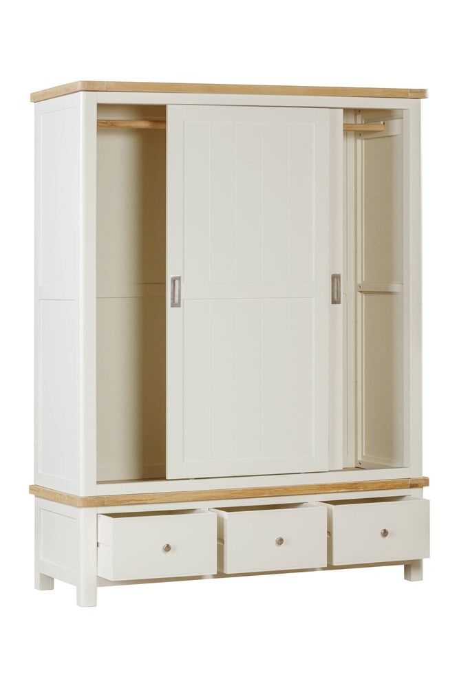 Foxington Large Wardrobe OWP Painted | Shackletons