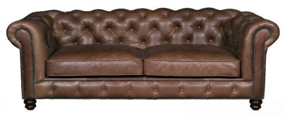 Vintage Sofa Company Gotti Club 3 Seater Fast Track Delivery Espresso Leather | Shackletons