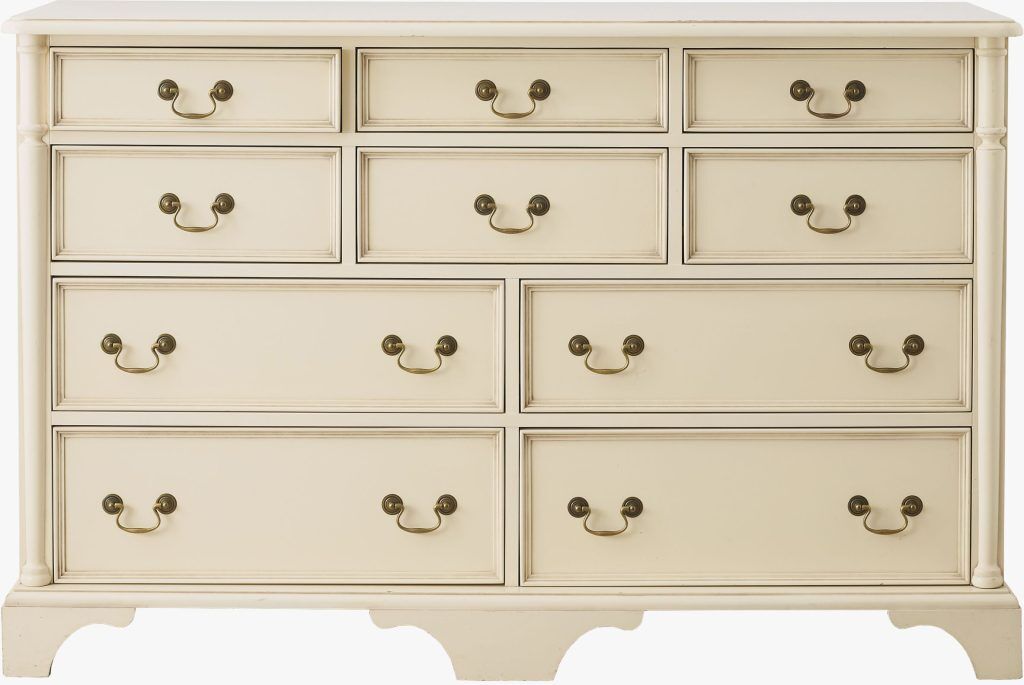 Laura Ashley Clifton 6+4 Chest in Ivory | Shackletons