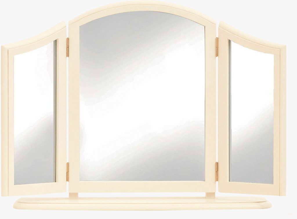 Laura Ashley Clifton Dressing Table Mirror in Ivory | Shackletons