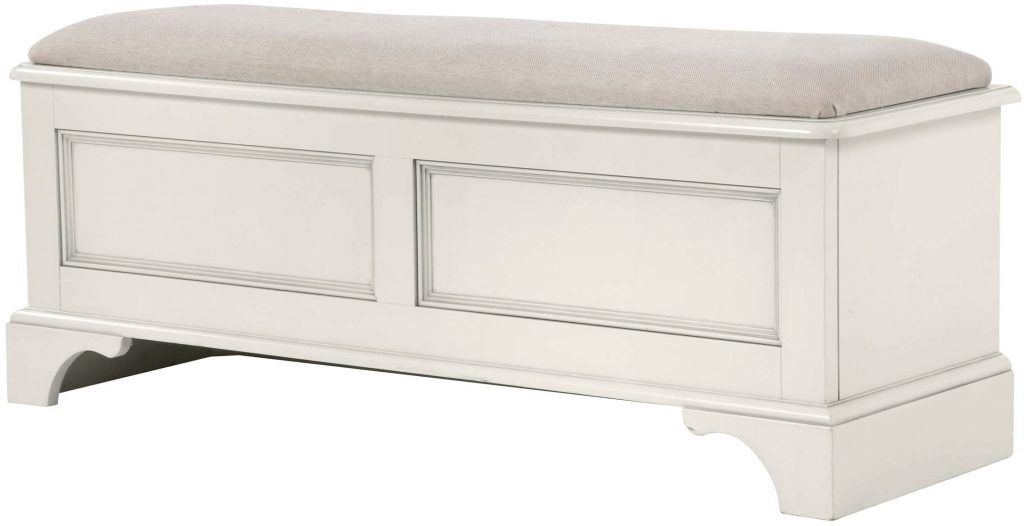 Laura Ashley Clifton Blanket Box in Dove Grey | Shackletons