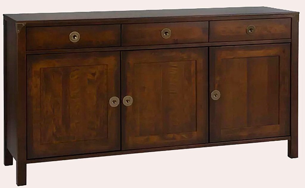 Laura Ashley Balmoral 3 Door 3 Drawer Sideboard in Chestnut | Shackletons