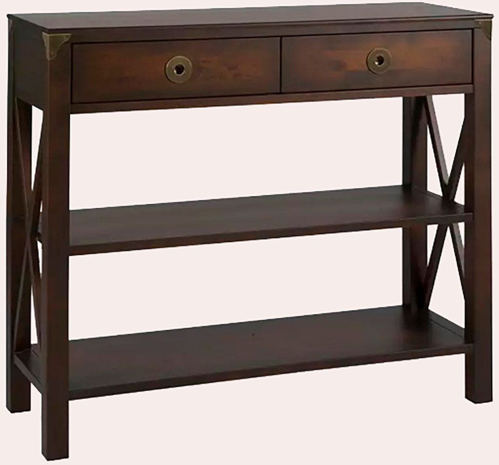 Laura Ashley Balmoral 2 Drawer Console Table in Chestnut | Shackletons